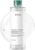 Anua Heartleaf Low Ph Deep Cleansing Water, Micellar Water, Face Wash, Facial Cleanser, Skin Care, Korean Makeup Remover, Korean Skin Care, (500G, 17.63 Oz.)