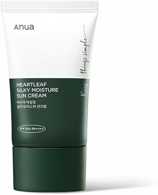 Anua Hearleaf Silky Moisture Suncream 50Ml
