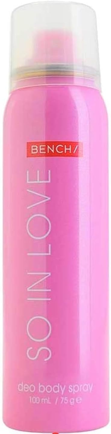 Bench Deodorant Body Spray So In Love - Combination Of Floral & Fruity Notes - Long-Lasting Scent - 100 Ml