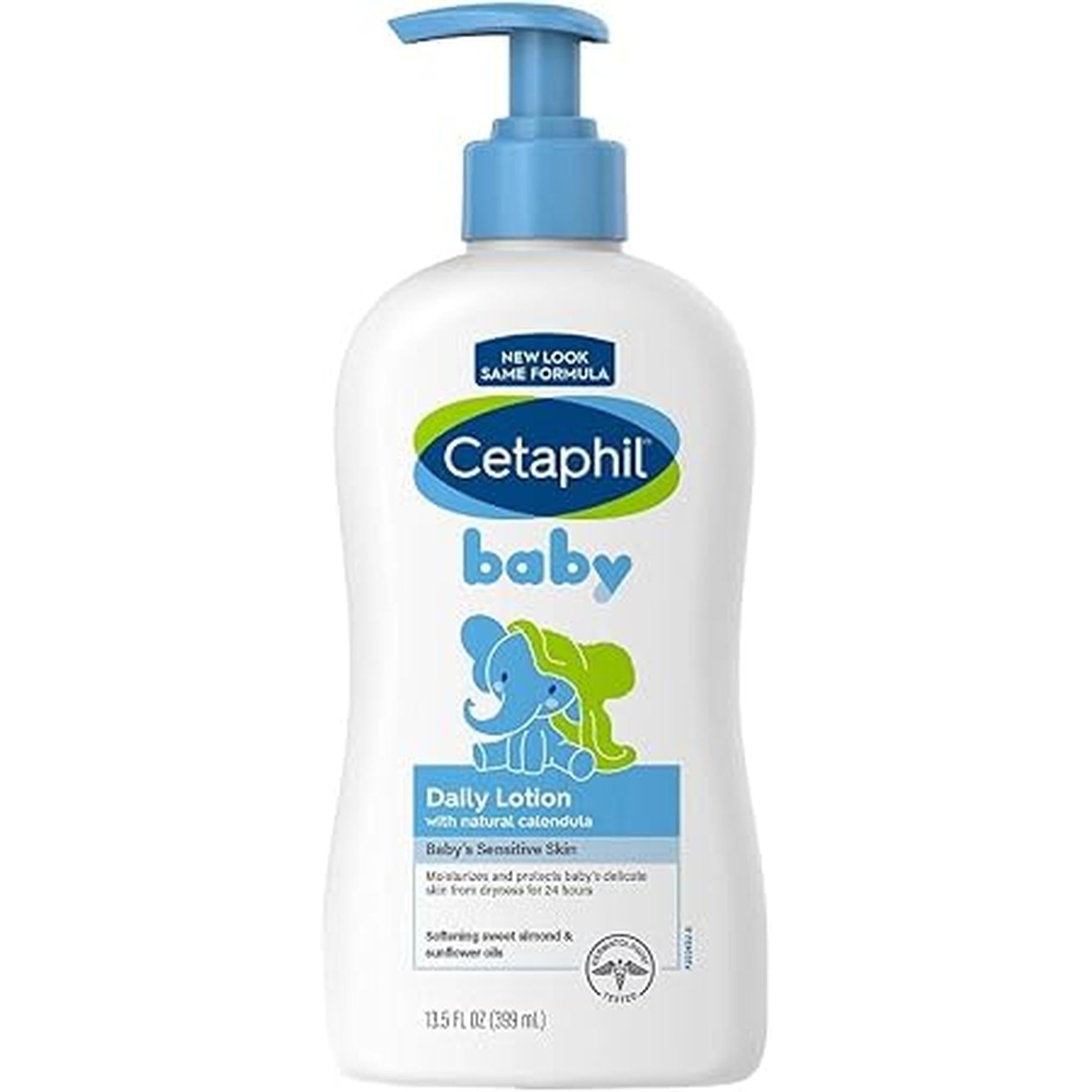 Cetaphil Daily Lotion With Organic Calendula, Sweet Almond Oil And Sunflower Oil, 13.5 Ounce