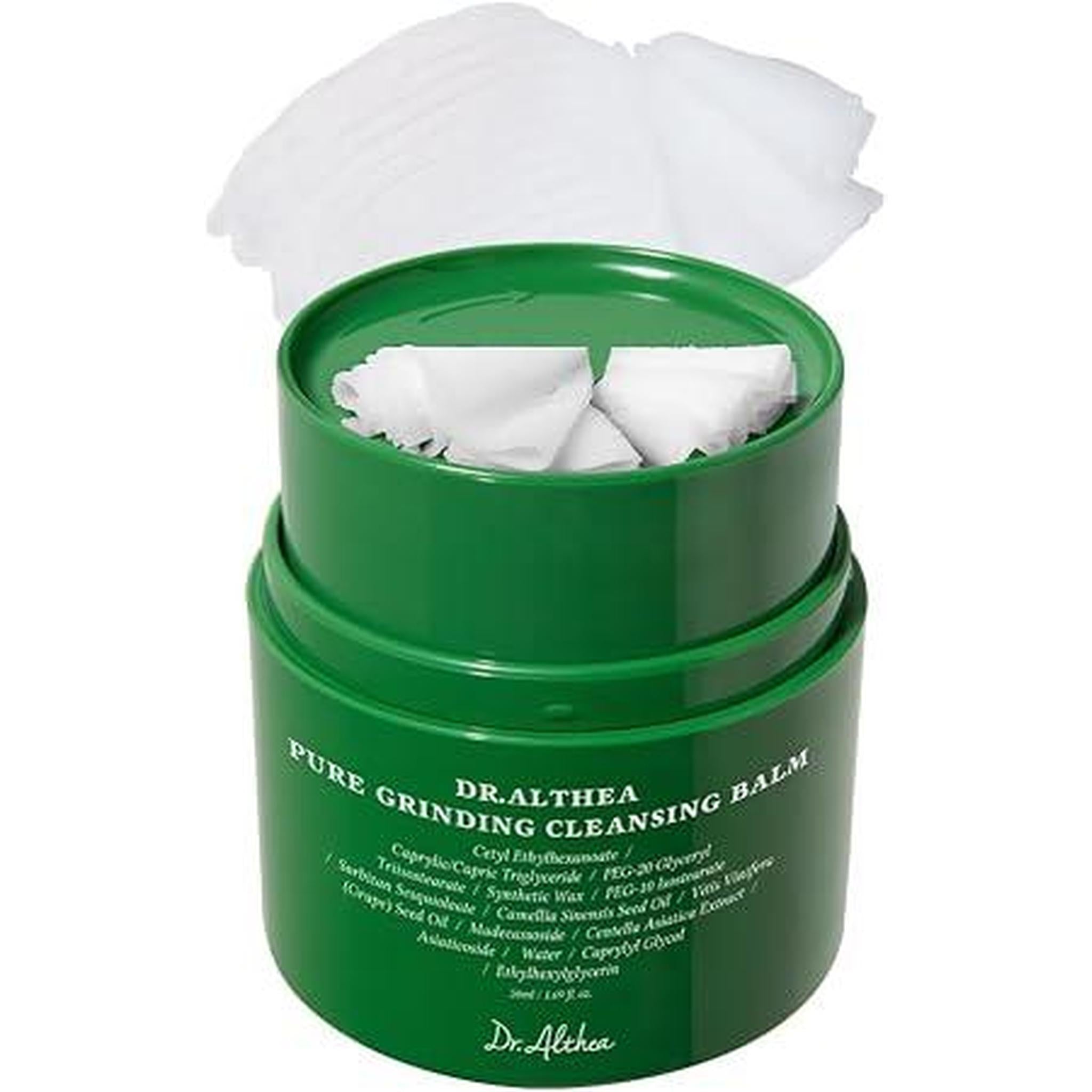 Dr.Althea Pure Grinding Cleansing Balm | Hygenic One-Step Makeup Remover With Madecassoside | Non-Greasy Sorbet Texture | Gentle, Soothing For All Skin Types | Korean Vegan Skincare | 1.69 Fl Oz