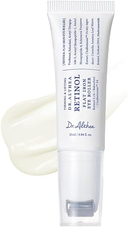 Dr.Althea Retinol Flat Iron Eye Roller - 25Ml | Firming & Lifting | Retinol 0.1% / Bakuchiol