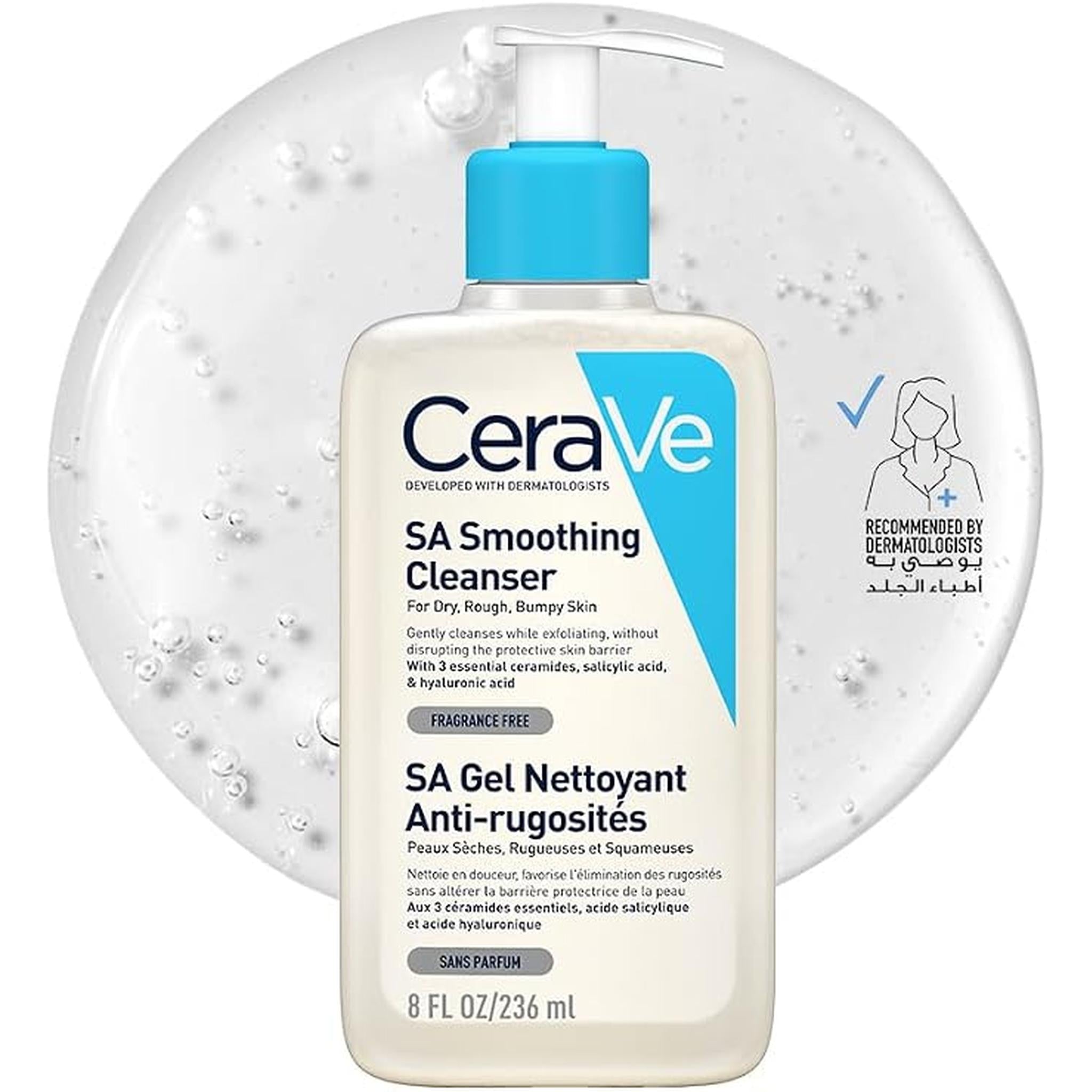 Cerave Sa Smoothing Cleanser For Normal, Dry And Rough Skin 236Ml