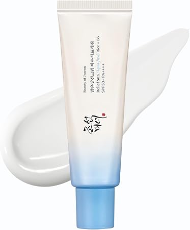 Beauty Of Joseon Relief Sun Aqua-Fresh Sunscreen Rice + Panthenol Spf 50+ Pa++++ Lightweight Daily Uv Protector For Acne-Prone Sensitive Skin Korean Skincare For Men And Women 50Ml
