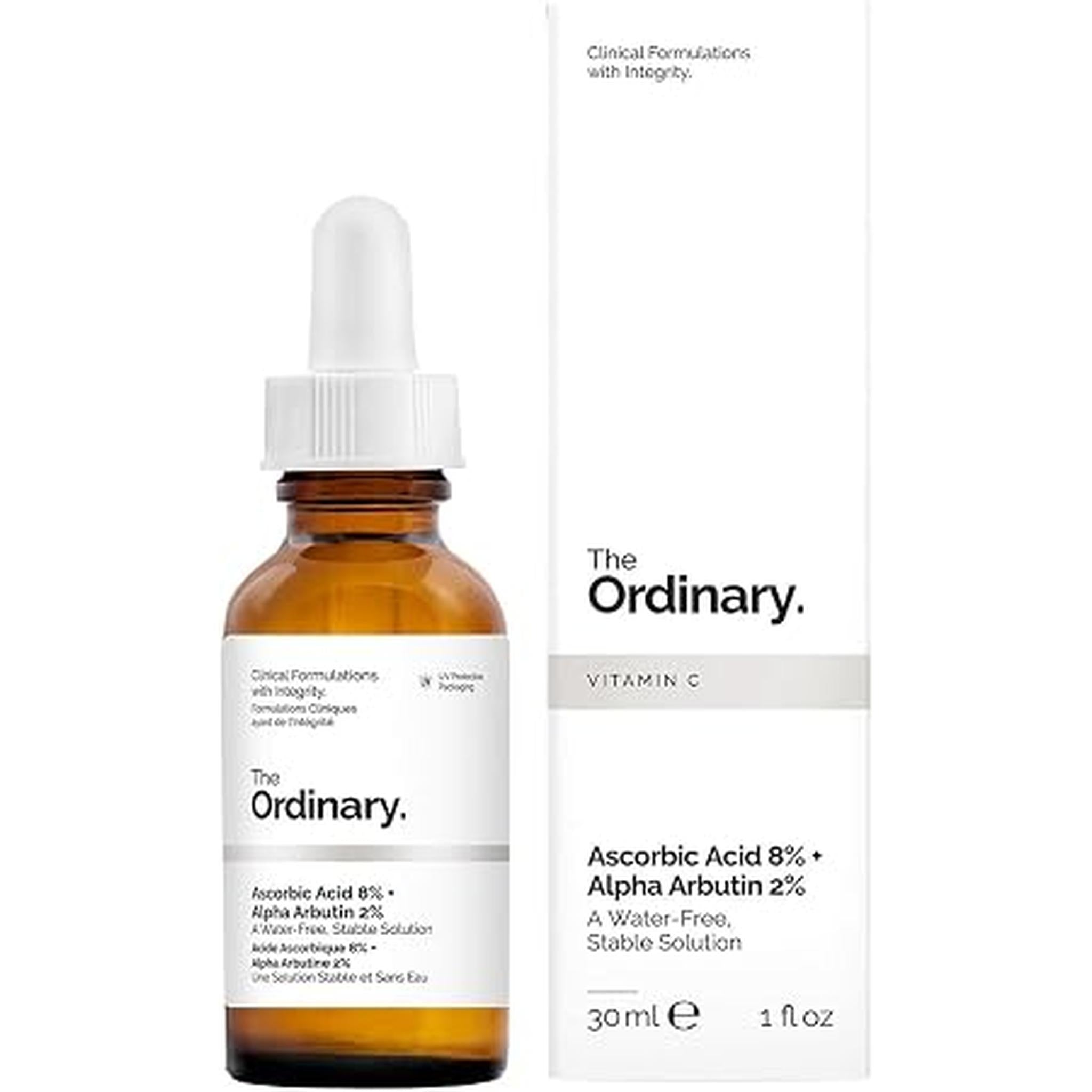 The Ordinary Ascorbic Acid 8% + Alpha Arbutin 2%, 30 Ml, Vitamin C