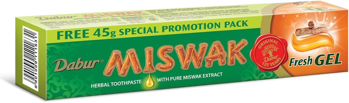 Miswak Gel Tooth Paste With Brush