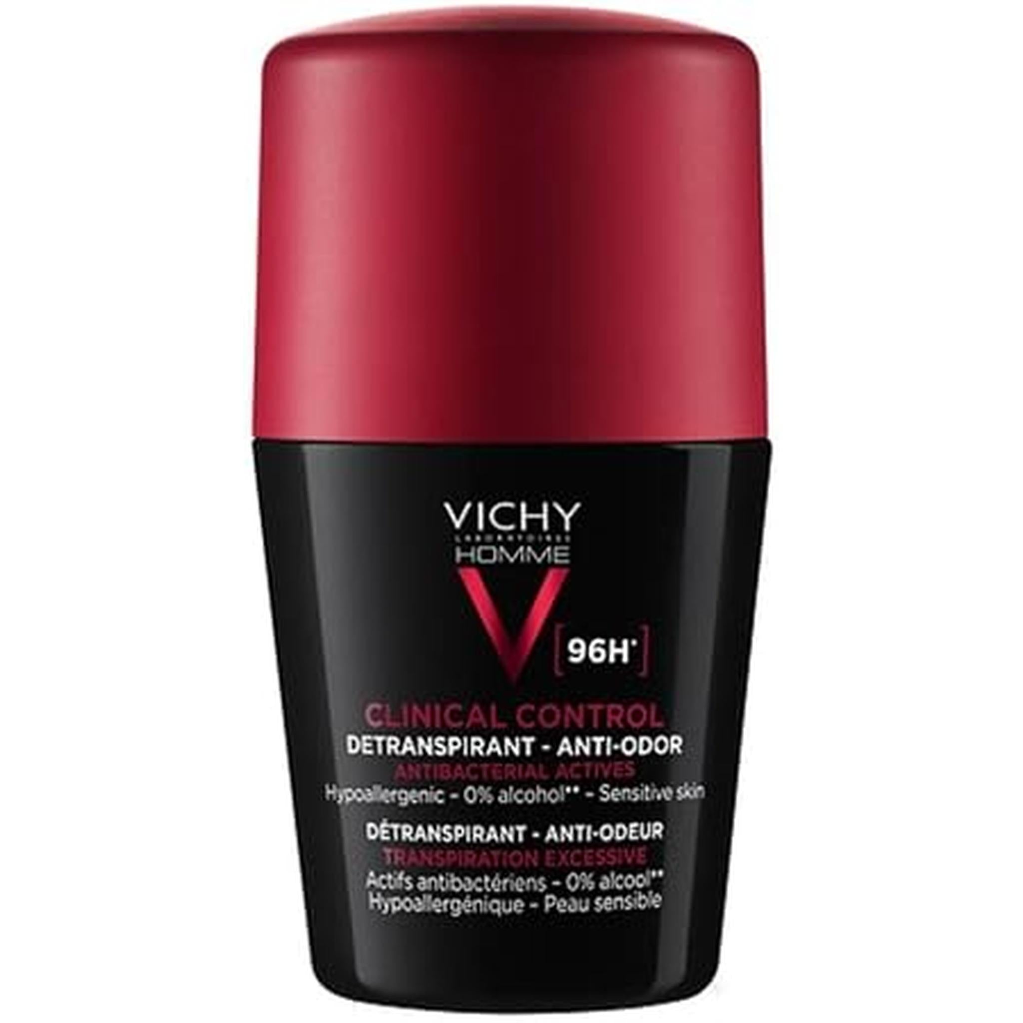 Vichy 96 Hour Clinical Control Deodorant For Men 50Ml