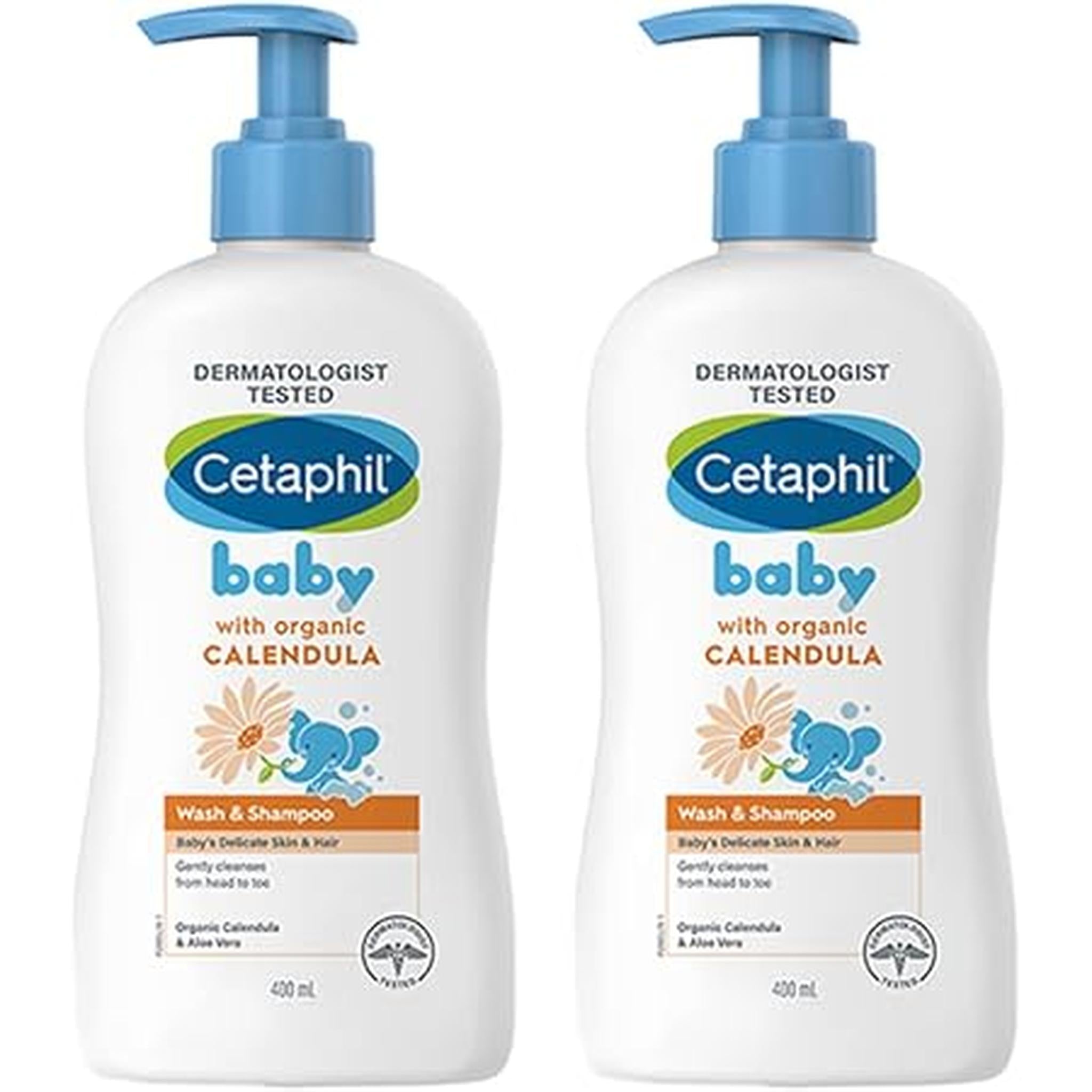 Cetaphil Baby Wash & Shampoo With Organic Calendula - Pack Of 2