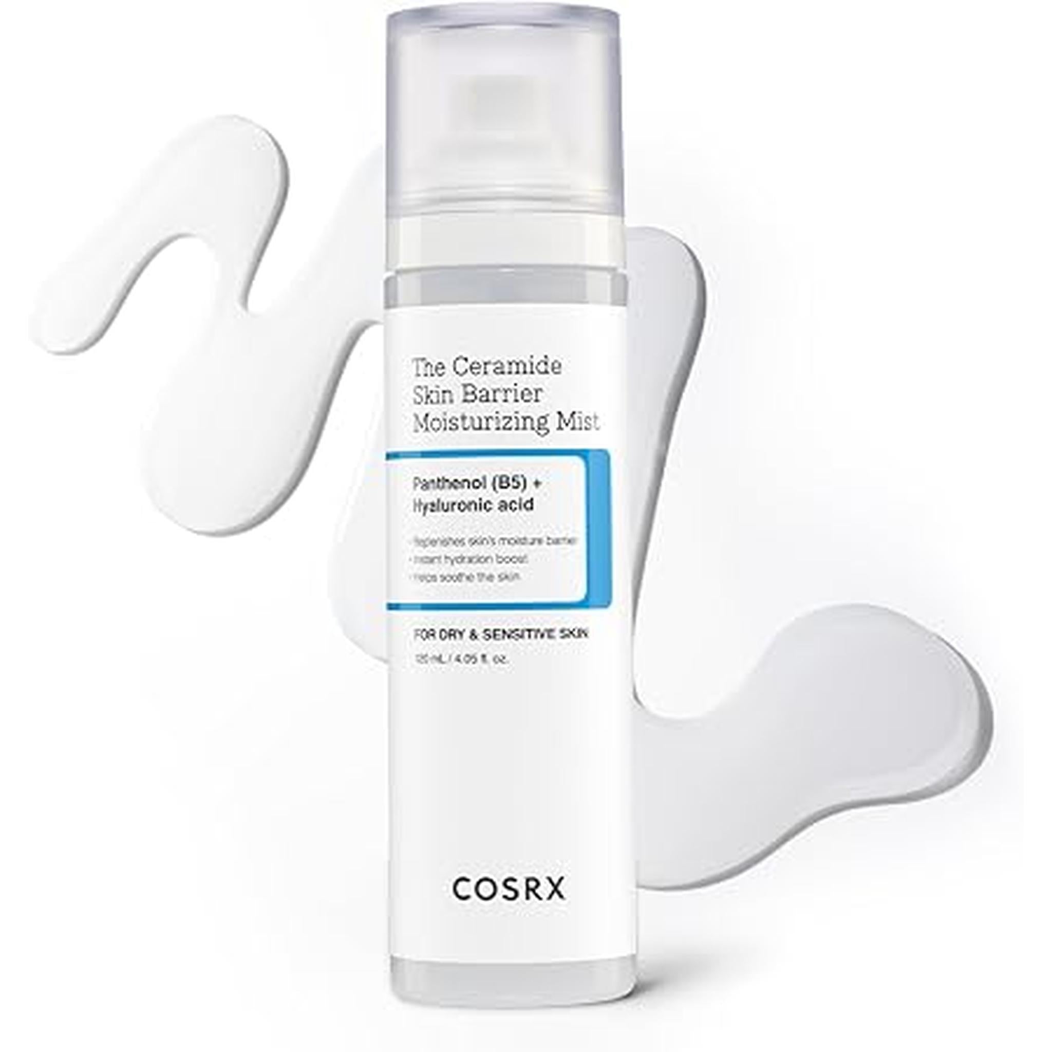 Cosrx Barrier Cream Face Mist - Milky Toner With Ceramide & Hyaluronic Acid, Hydrating And Soothing Facial Spray For All Skin Types, 4.06 Fl.Oz, Korean Skin Care