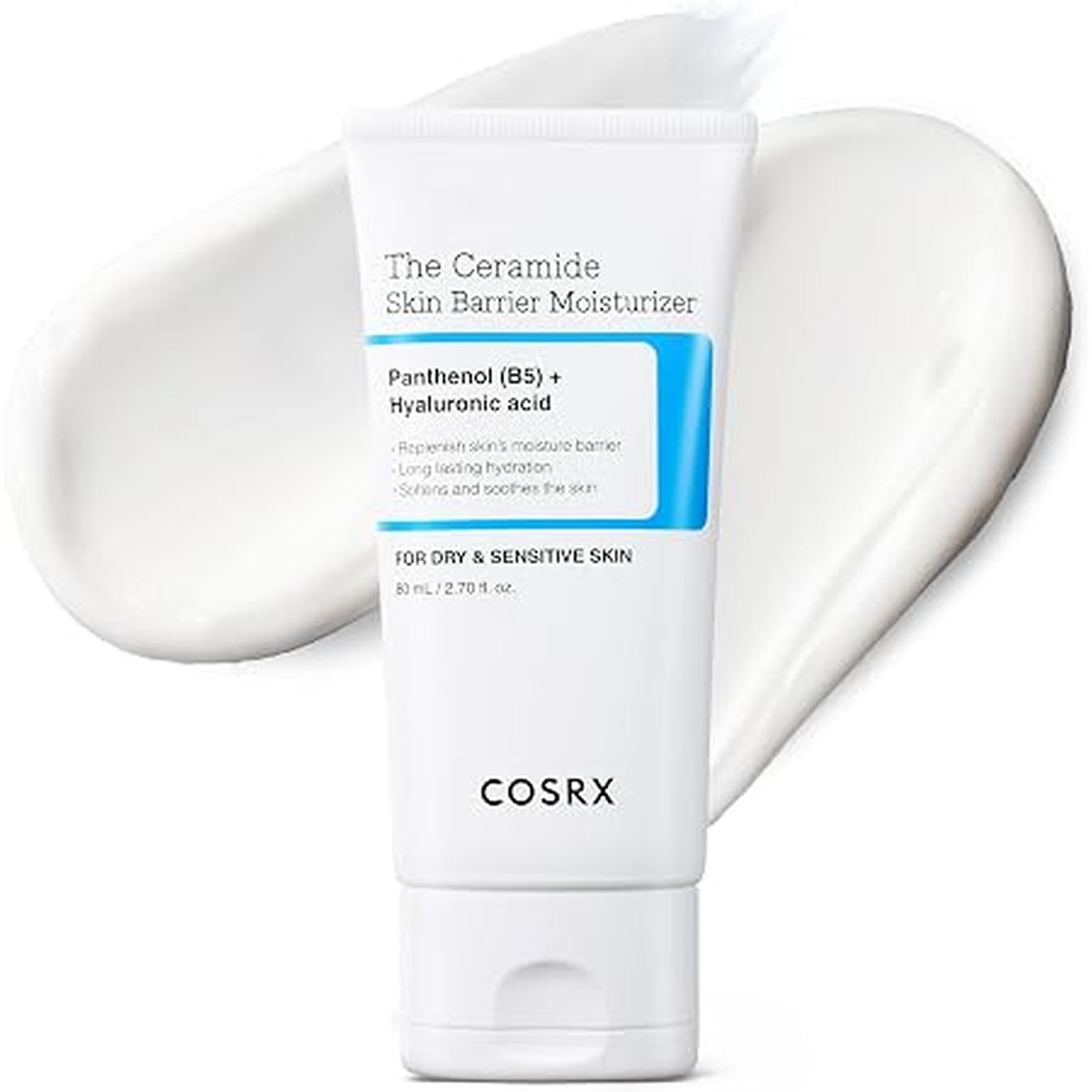 Cosrx Ceramide Skin Barrier Moisturizer For Face With 7 Ceramides, Hyaluronic Acid & Panthenol For All Skin Types, 2.7 Fl.Oz, Korean Skin Care