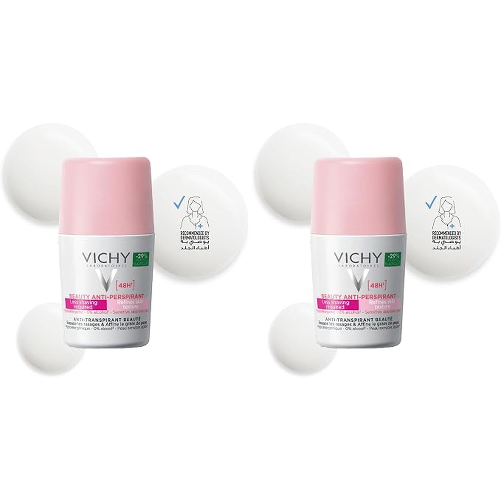Vichy 48 Hours Anti Perspirant Beauty Deodorant For Women 50Ml (Pack Of 2)