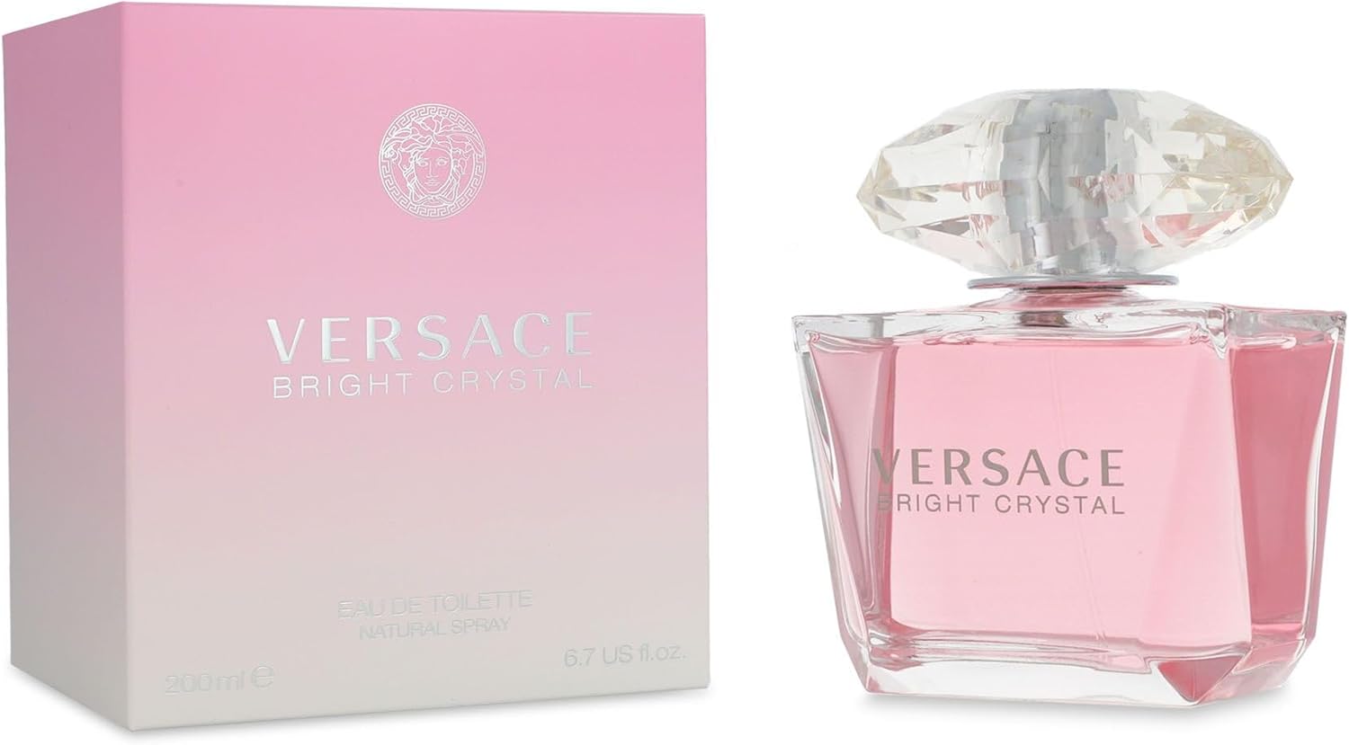Versace Bright Crystal By For Women - Eau De Toilette, 200Ml