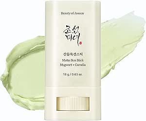 Beauty Of Joseon Matte Sun Stick Mugwort Camelia For Face Korean Sunscreen Moisturizing With Spf 50 Pa++++ Sebum Control No White Cast Skincare For Women And Men 18G
