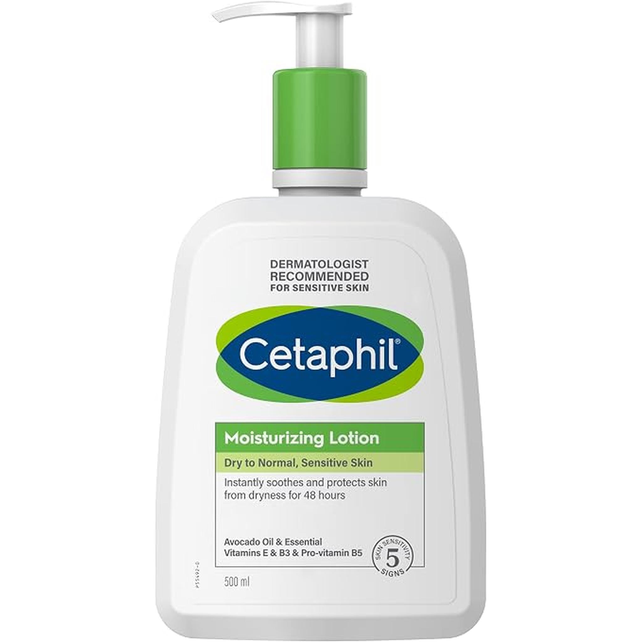 Cetaphil Moisturizing Lotion, Face & Body Moisturizer For Men & Women, Normal To Combination Sensitive Skin 500Ml