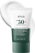 Anua Heartleaf Silky Moisture Mild Sunscreen, Broad Spectrum Spf 50+ With Moisturizing Formula, Lightweight Korean Sunscreen, Natural Finish, Vegan, Korean Skin Care 50Ml / 1.69 Fl. Oz.