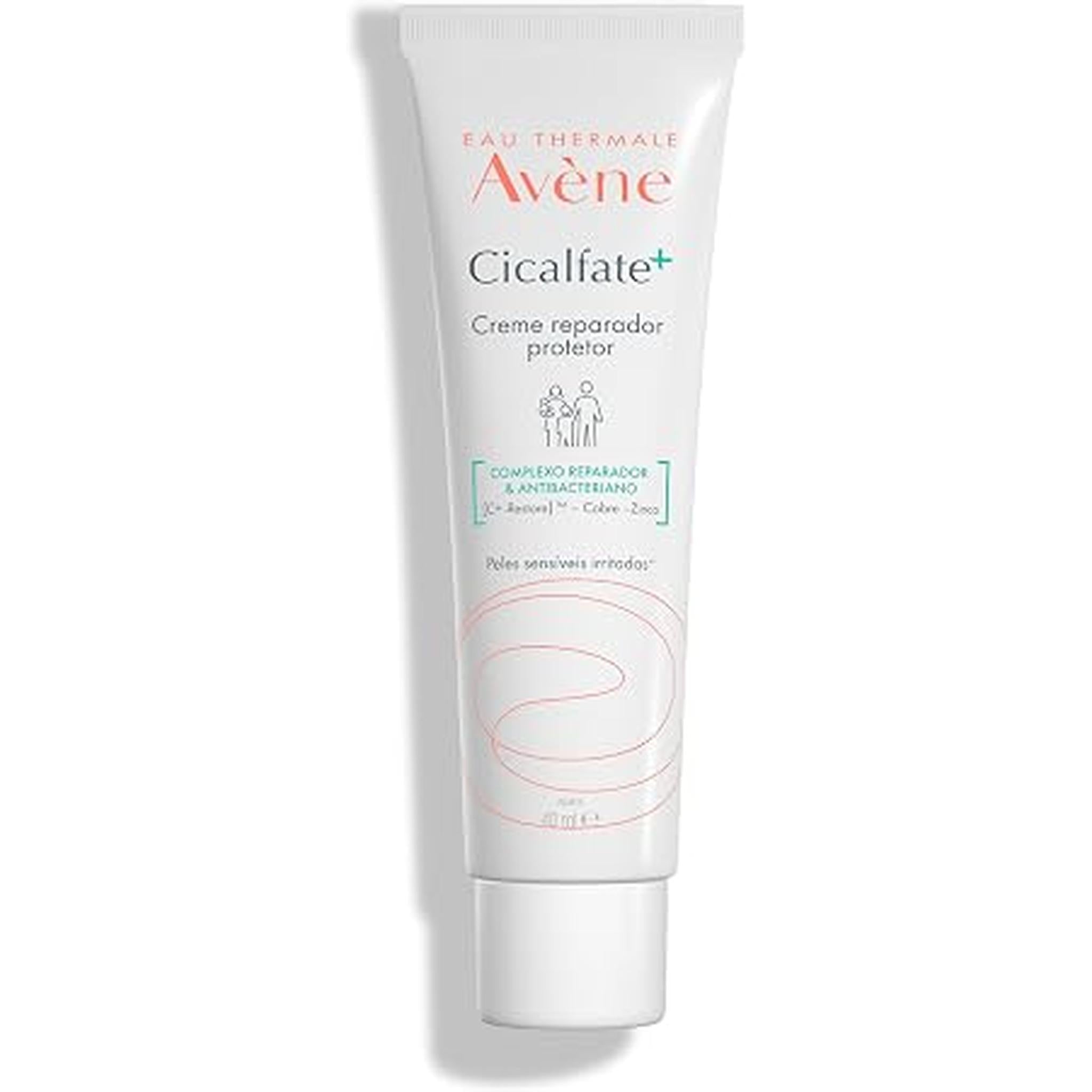 Eau Thermale Avène Cicalfate+ Repairing Protective Cream - Soothes, Repairs, And Purifies The Irritated Skin - Fragrance-Free - 40Ml Tube