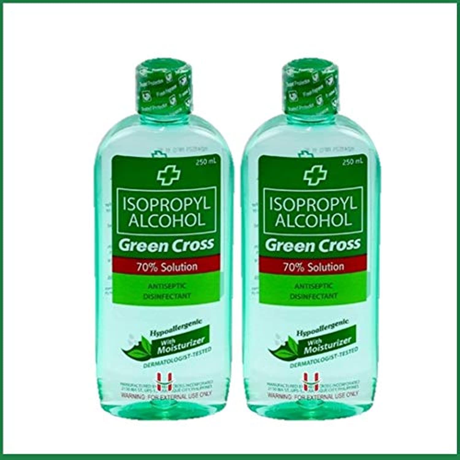 Green Cross Isopropyl Alcohol 70% W Moisturizer -250Ml (Pack Of 2)