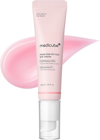 Medicube Salmon Dna Pdrn Pink Peptide Eye Serum, Niacinamide And 99% Pure Retinol Eye Cream For Fine Lines, Dark Circles, Korean Skin Care 1.01Fl.Oz