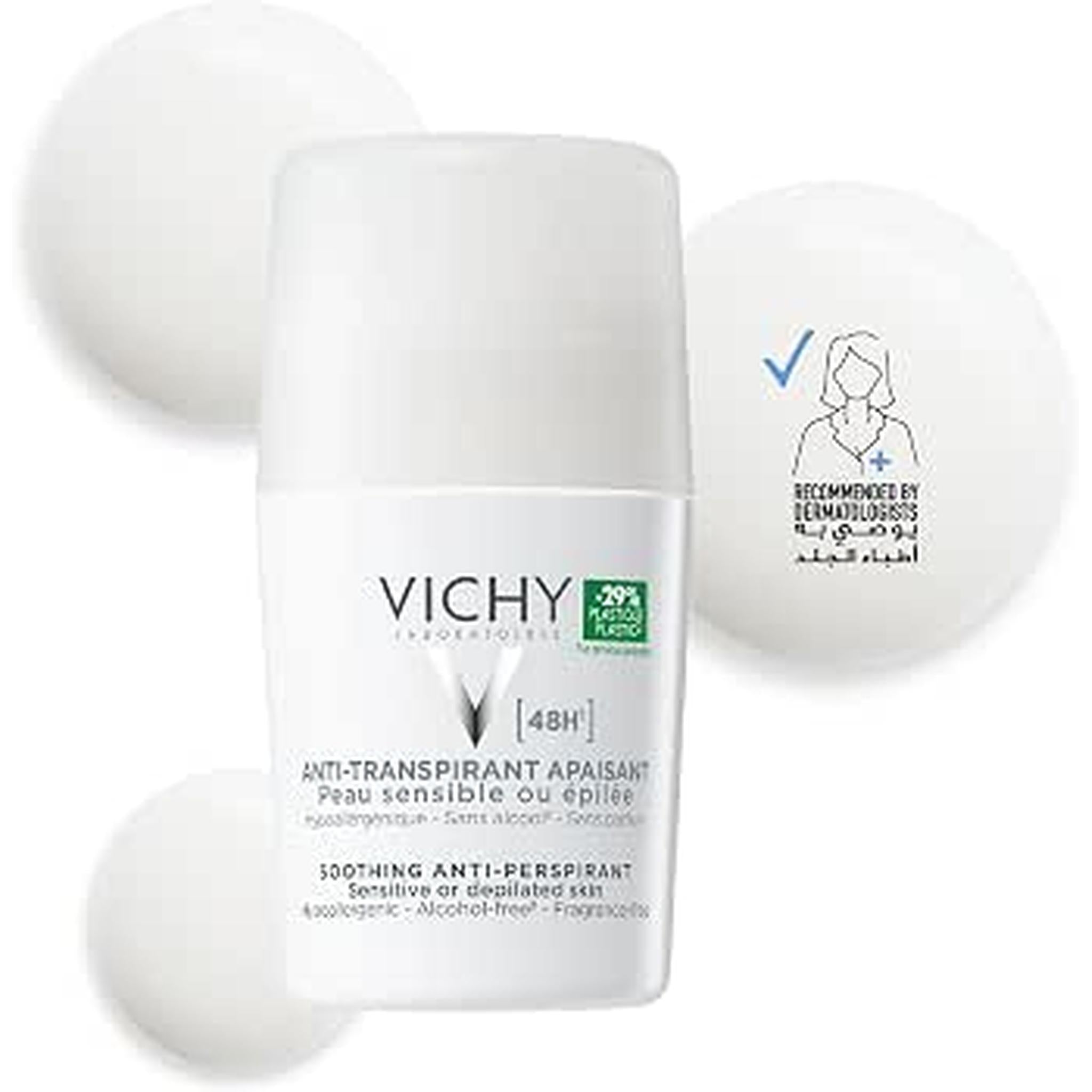 Vichy 48 Hours Anti Perspirant Deodorant For Sensitive Skin 50Ml