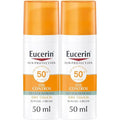Eucerin Face Sunscreen Oil Control Gel-Cream Dry Touch Spf 50+ 50Ml X 2