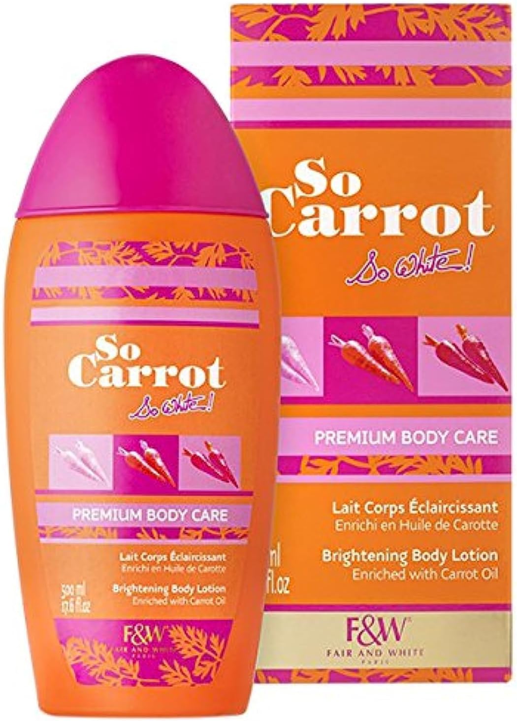 Fair & White Brightening Body Lotion Carrot
