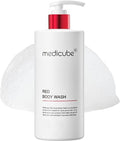 Medicube Red Acne Body Wash 14.10 Fl.Oz I Low Ph And Hydrating Cleanser With Salicylic Acid, Lactic Acid, Niacinamide And Hyaluronic Acid Suitable For Bacne Treatment | Korean Skin Care