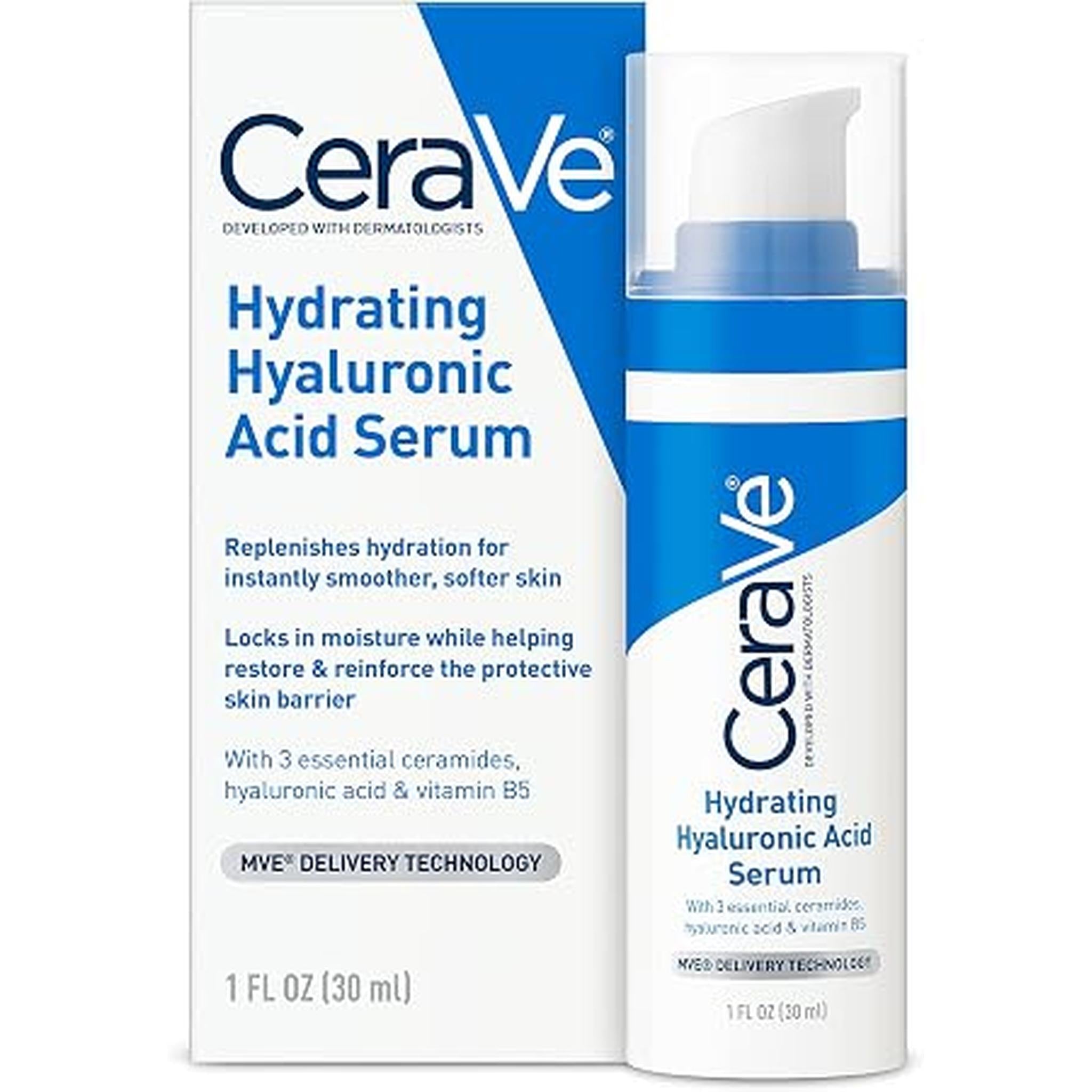 Cerave Hydrating Hyaluronic Acid Serum For Dry Skin 30Ml