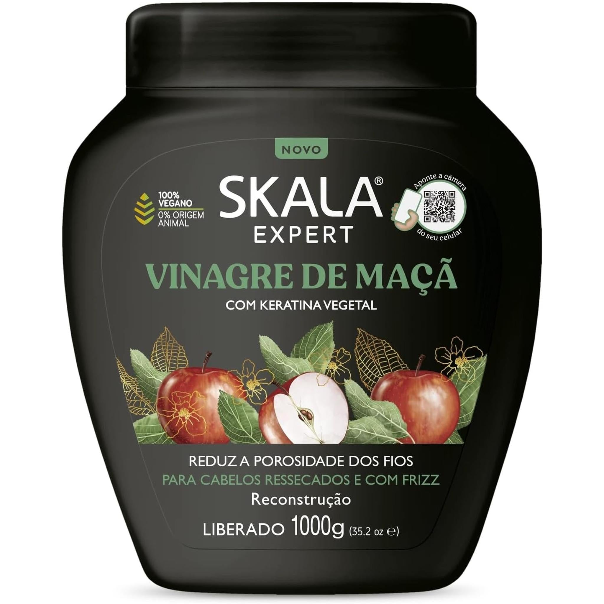 Skala Brazilian Hair Treatment Keratina (Keratin) Plus Creme Treatment 1000G