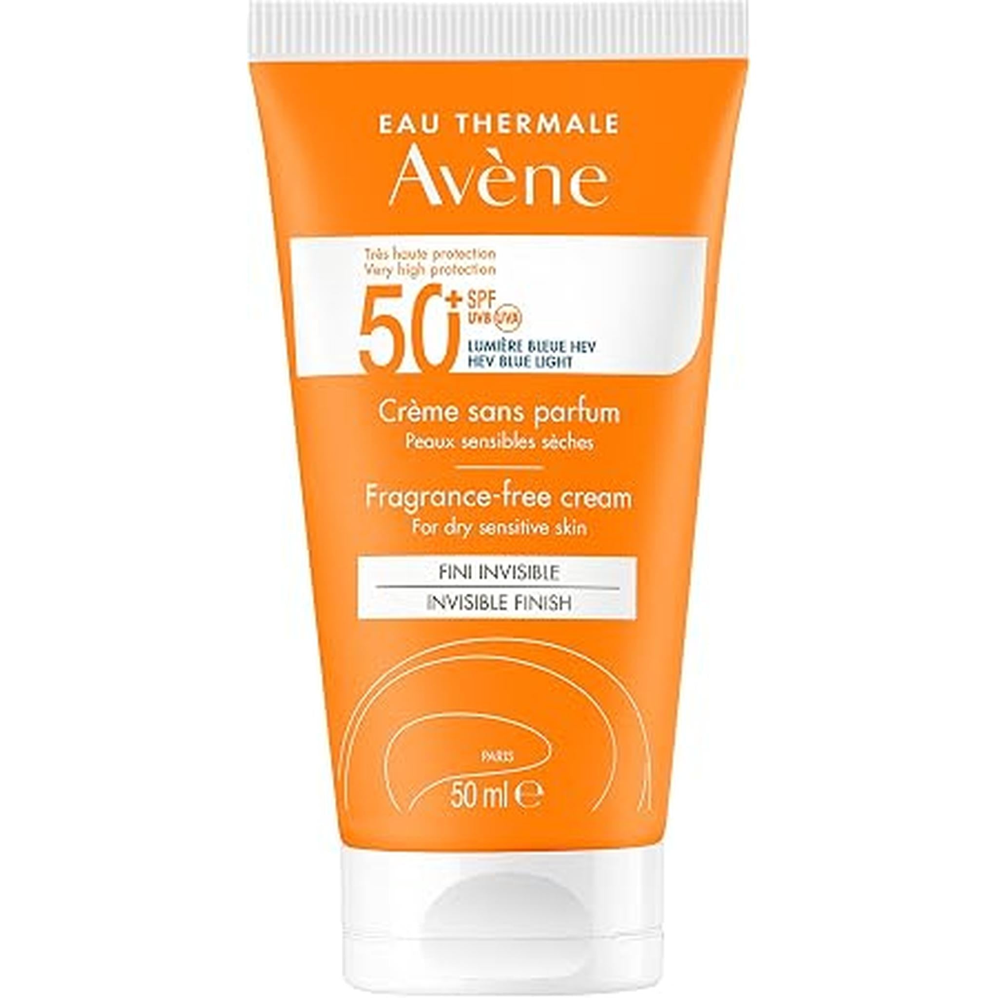 Avene Sun Cream Spf 50+ Fragrance Free 50 Ml