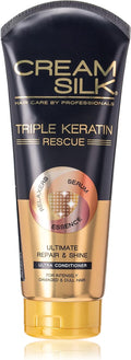 Cream Silk Triple Keratin Rescue Ultimate Repair & Shine Conditioner, 340 Ml