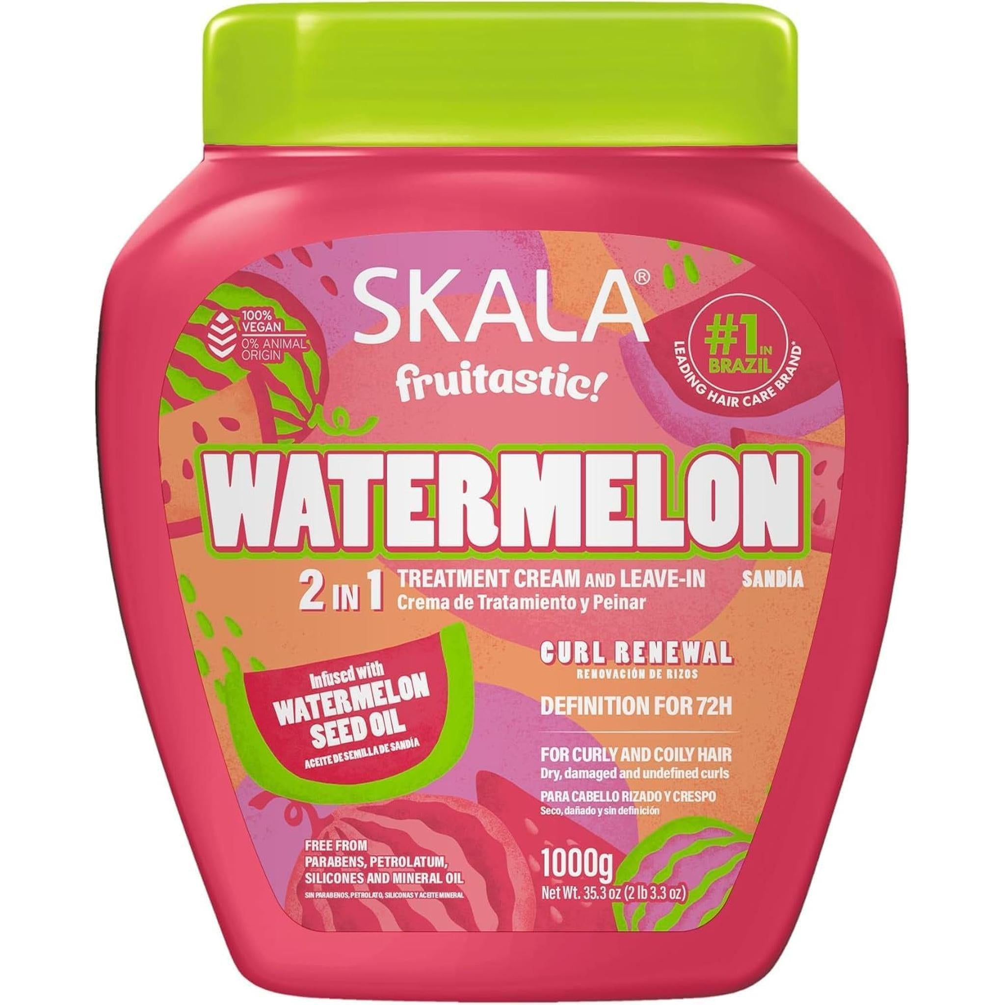 Skala - Linha Frutastica - Creme De Tratamento Melancia 1 Kg - (Fruitastic Collection - Watermelon Treatment Cream Net 35.37 Oz)