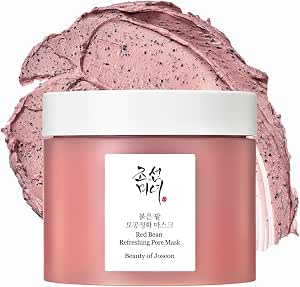 Beauty Of Joseon Red Bean Pore Refreshing Mask Mud Cream Hydrating Wash Off Pack, Pore Cleansing Exfoliator, Korean Skin Care For Men And Women 140Ml