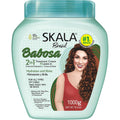 Skala Brasil Babosa 2-In-1 Treatment Cream, 1000G, Hydration And Shine For Curly Hair, Aloe Vera And Shea Butter