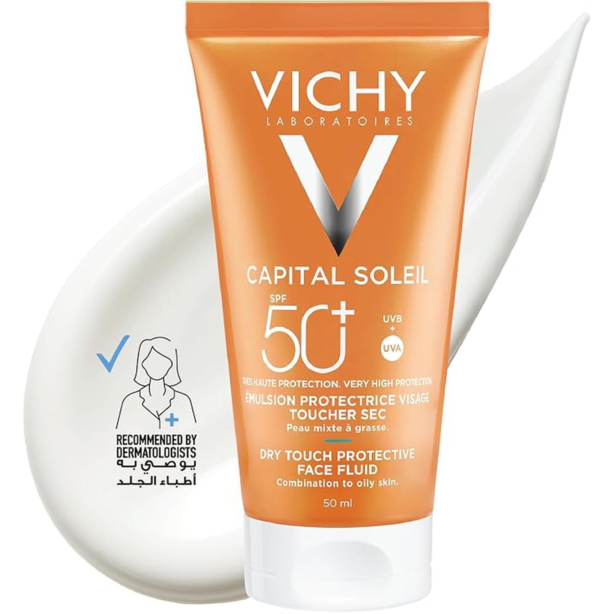 Vichy Capital Soleil Dry Touch Anti Shine Sunscreen For Combination To Oily Skin Spf50 50Ml