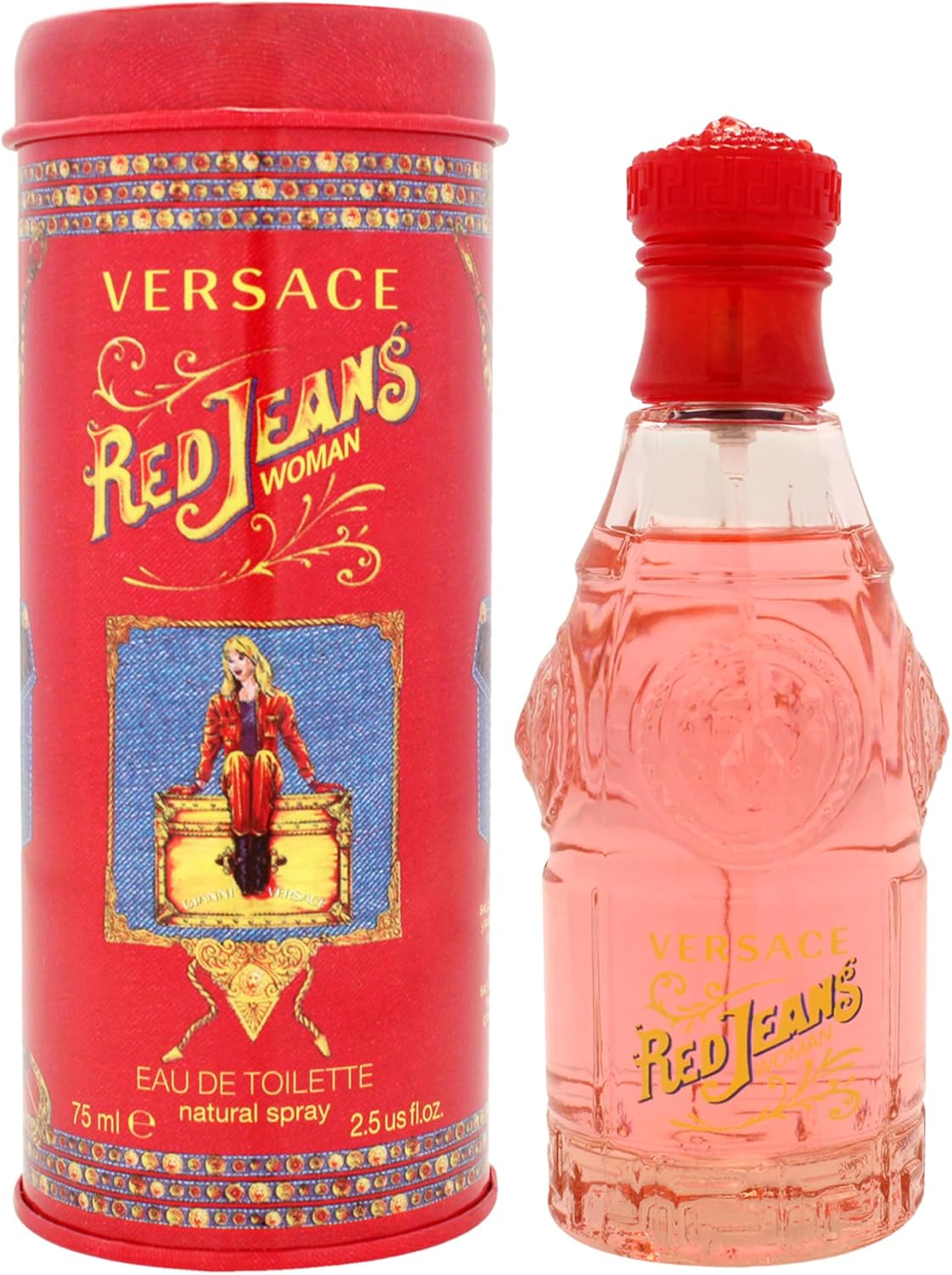 Versace Red Jeans For Women 75Ml - Eau De Toilette