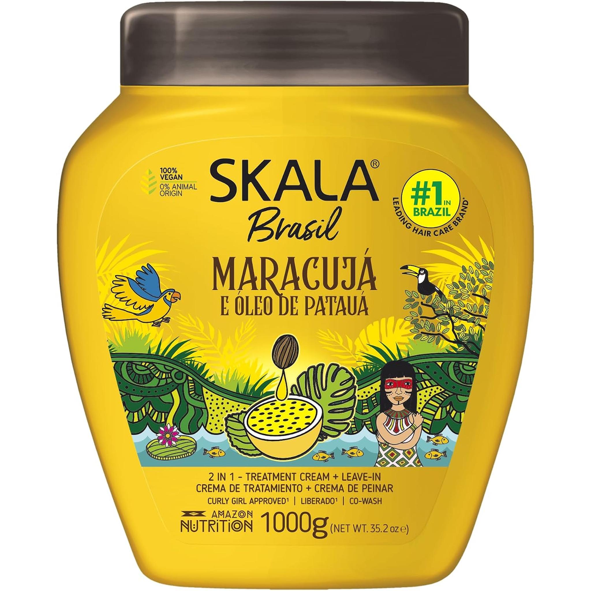 Skala Brasil Maracuja Creme De Tratamento, Conditioner 1000 Ml