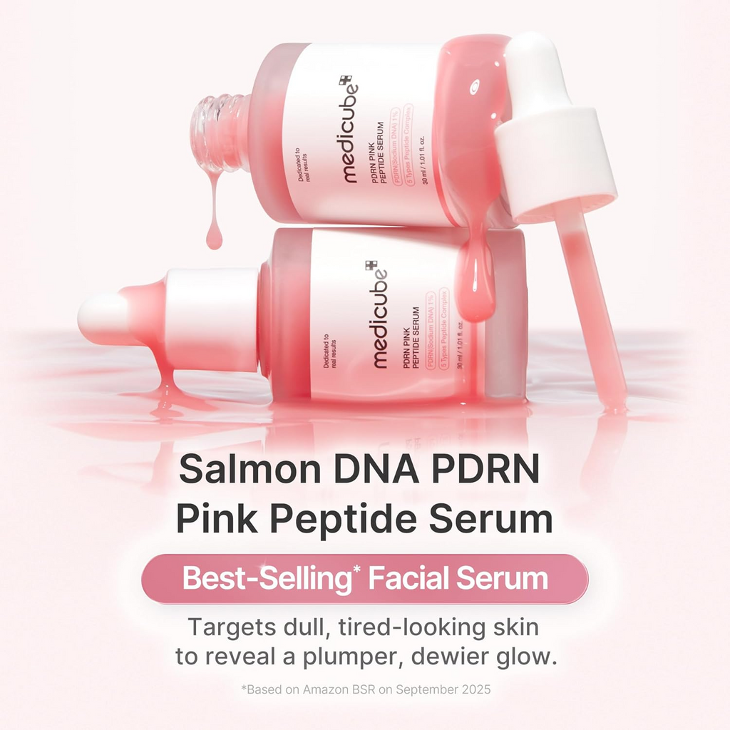 medicube PDRN Pink Peptide Serum Sodium DNA 1%, Pink glow serum