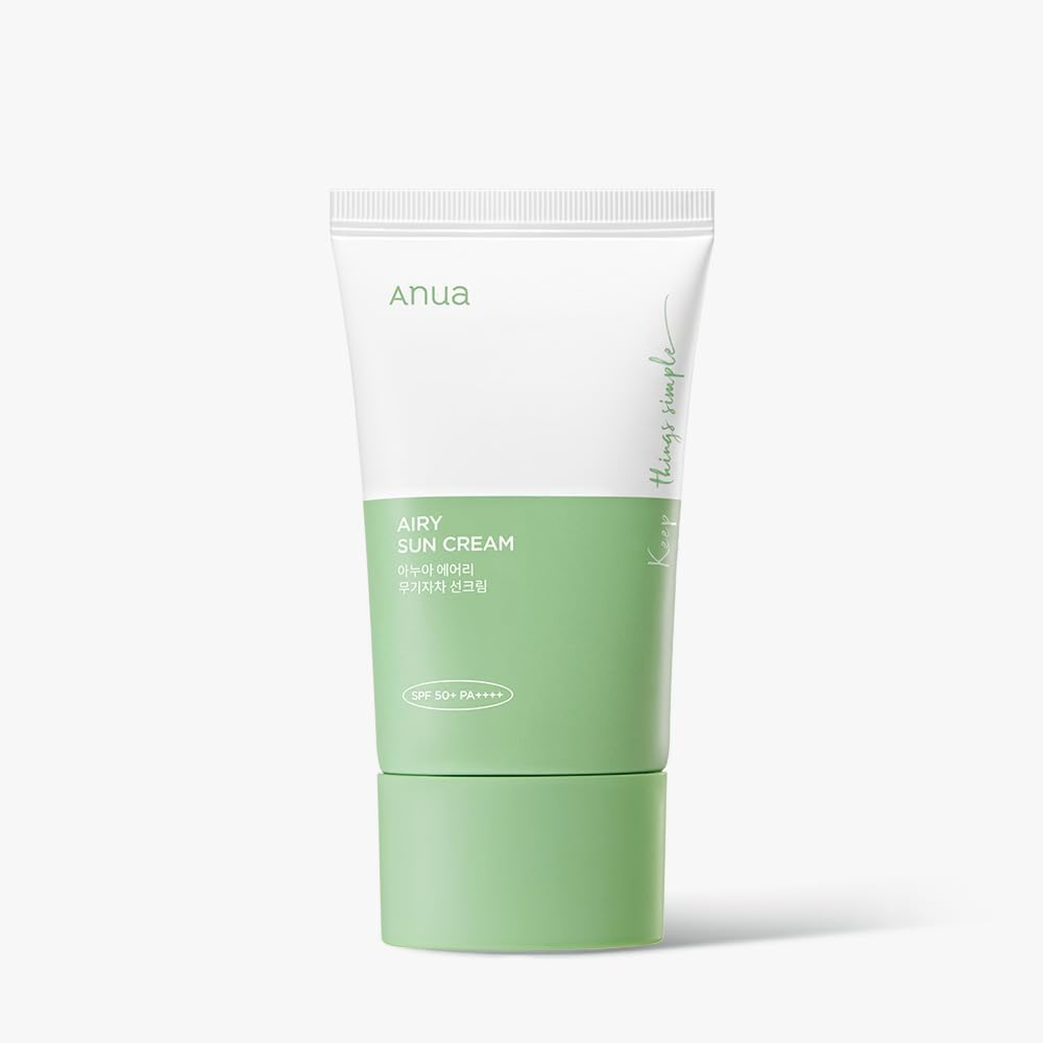 Anua Airy Sun Cream Spf 50+, 50Ml, 1.69Oz.
