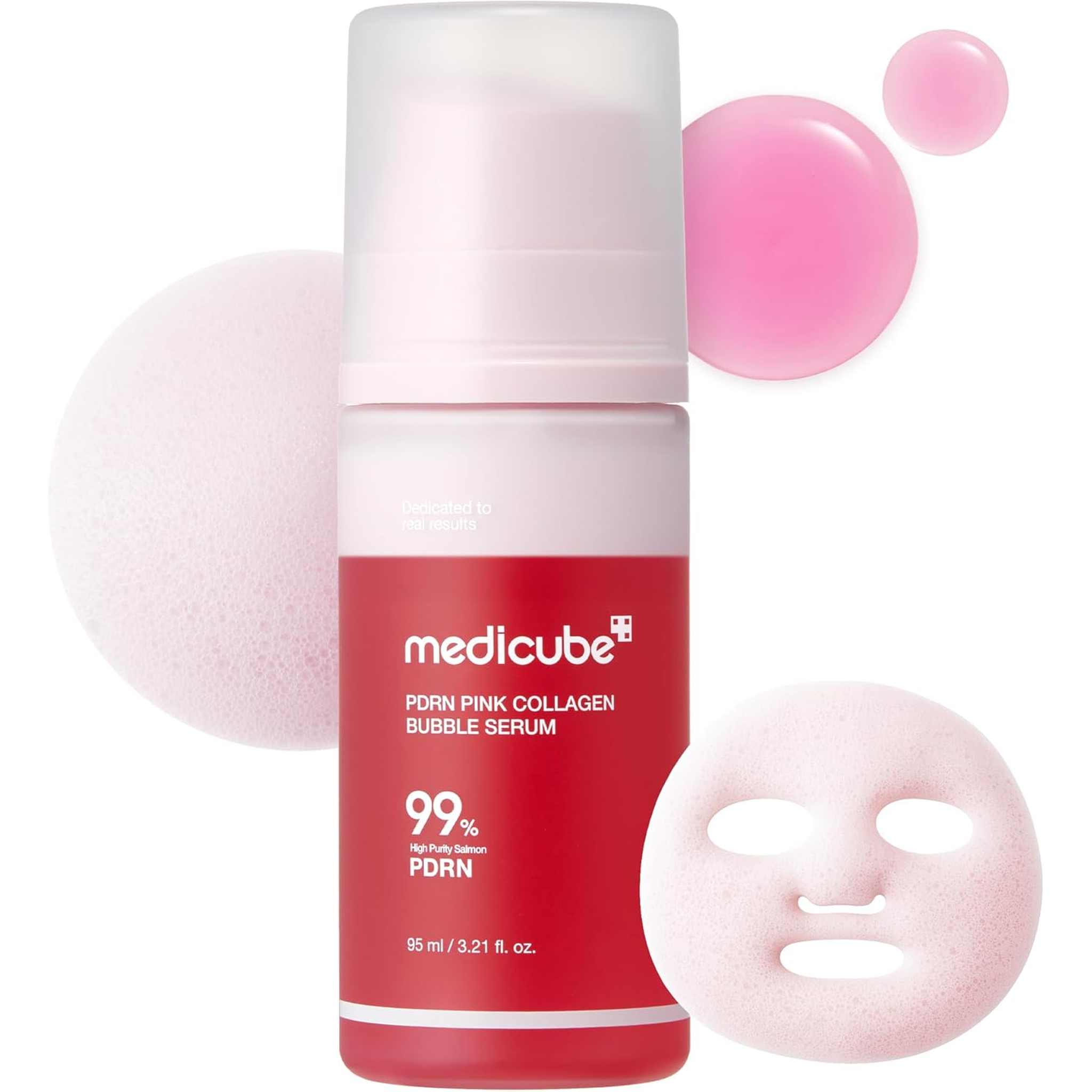 Medicube Pdrn Pink Collagen Bubble Serum
