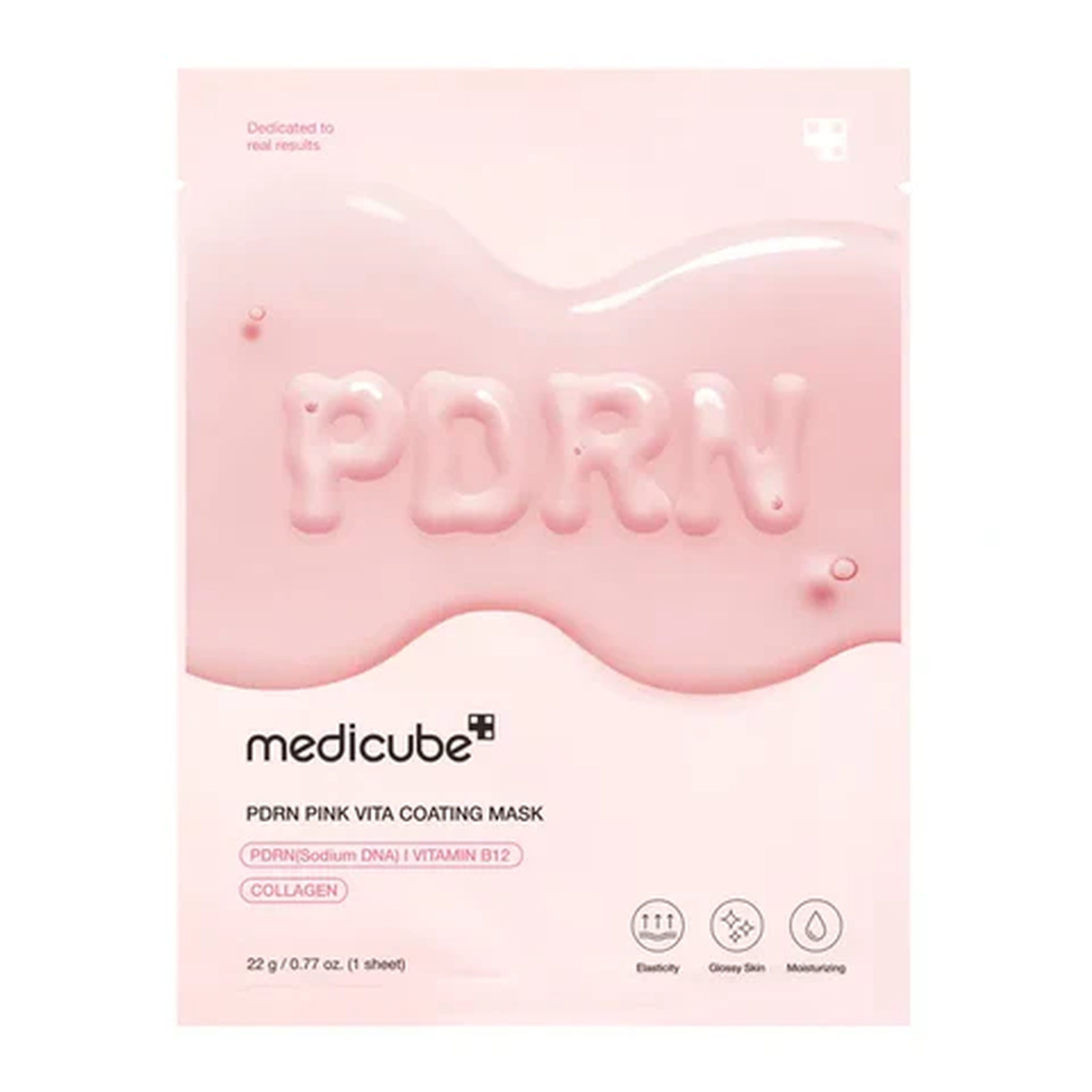 Medicube Salmon Dna Pdrn Pink Vita Coating Sheet Mask 10Ea