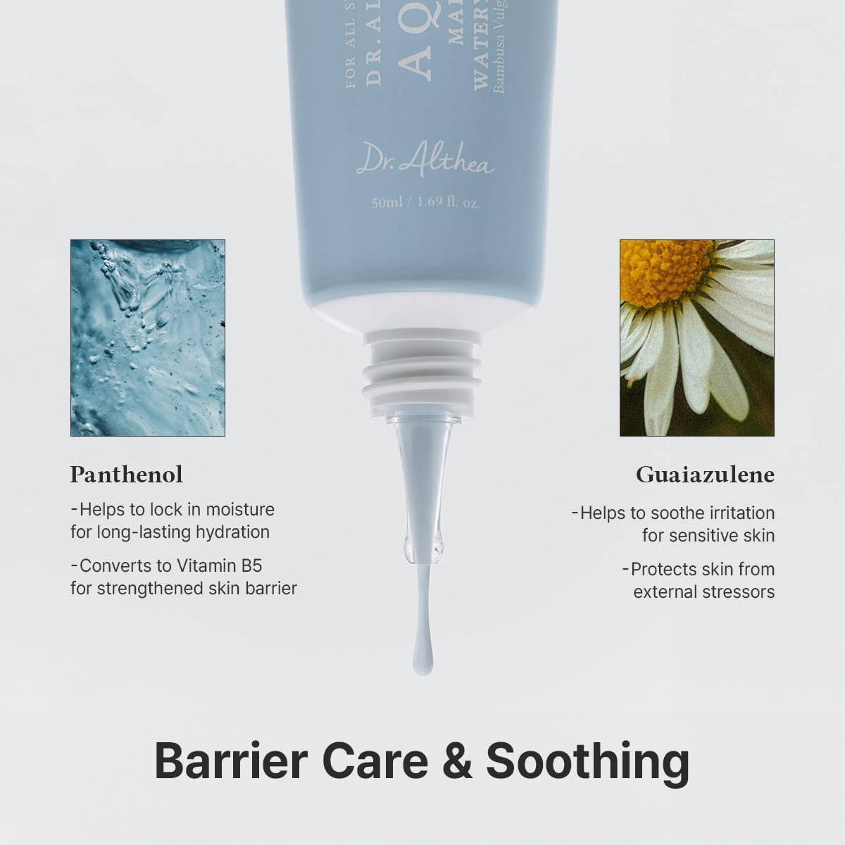 Dr.Althea Aqua Marine Watery Cream | Daily Face Moisturizer for All Skin Types