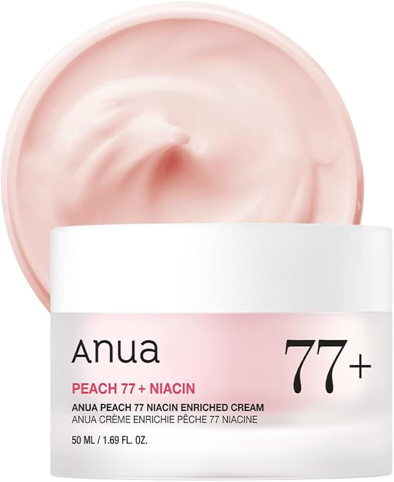 Anua Peach Niacinamide Cream, Face Moisturizer for Dry Skin