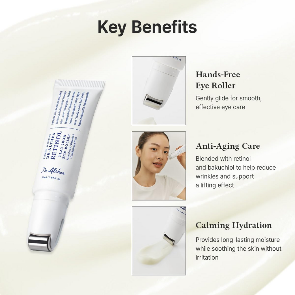 Dr.Althea Retinol Flat Iron Eye Roller - 25ml