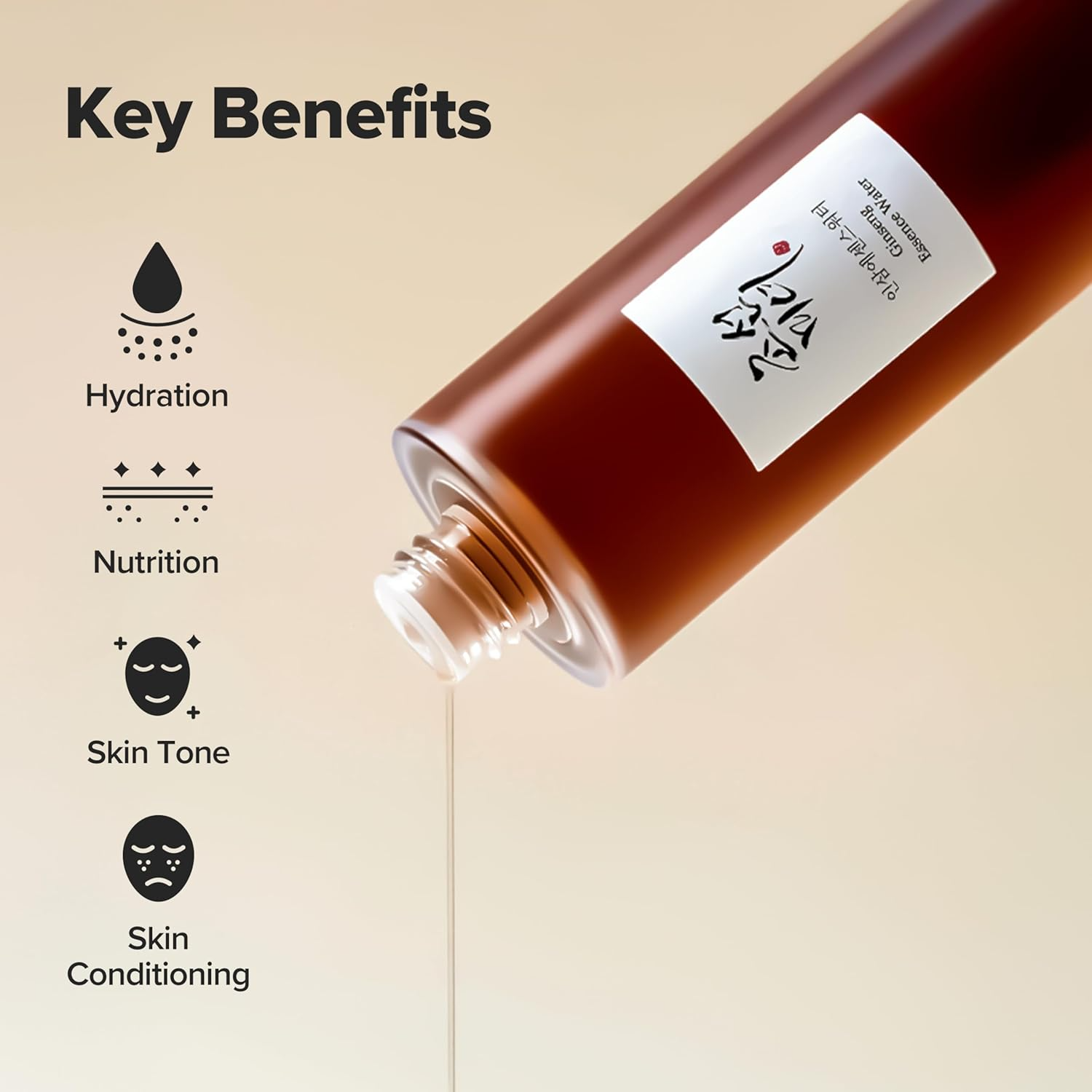 Beauty of Joseon Ginseng Essence Water Hydrating Face Toner for Dry, Dull, Acne-Prone, Irritated Skin