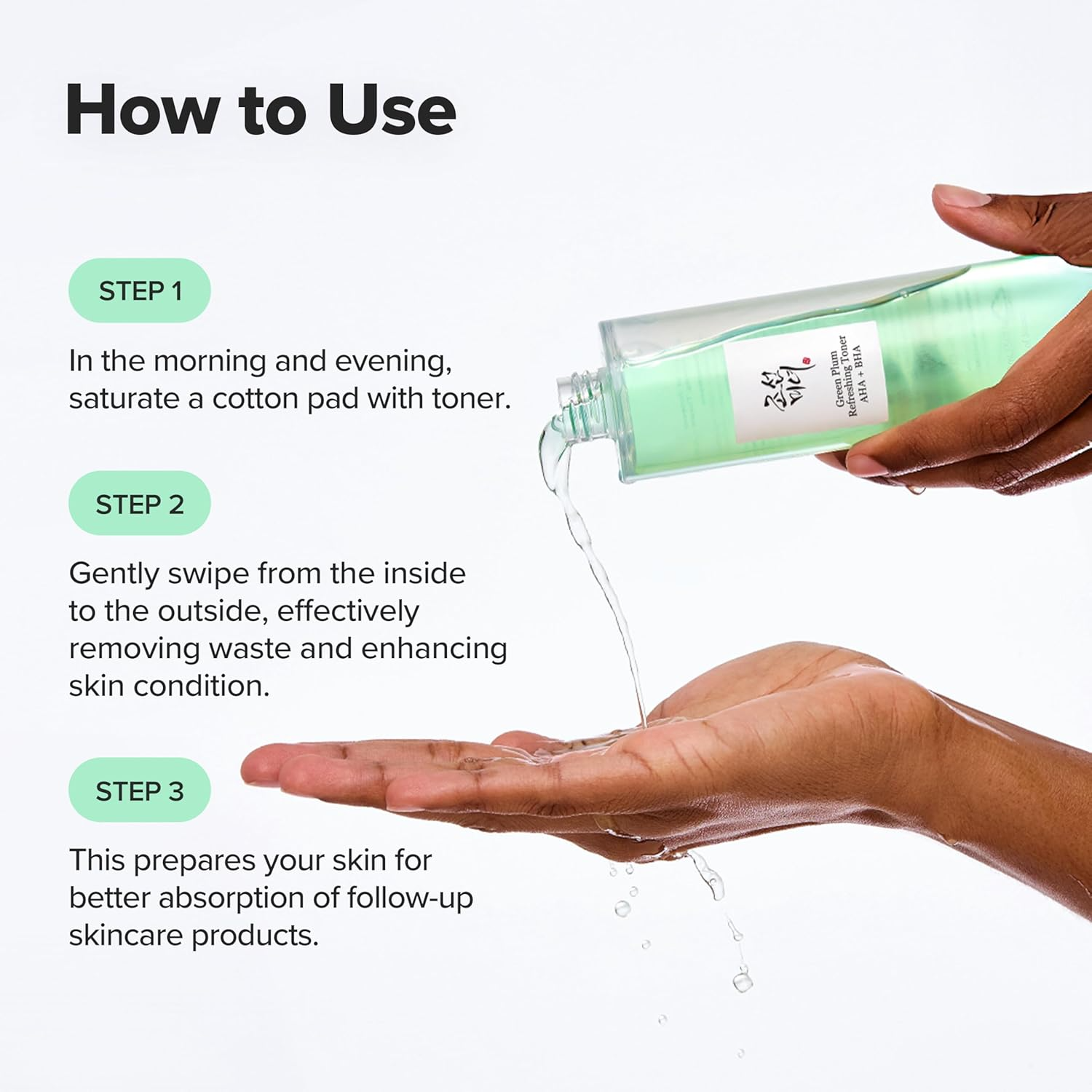 Beauty of Joseon Green Plum AHA BHA Toner Refreshing Facial Essence