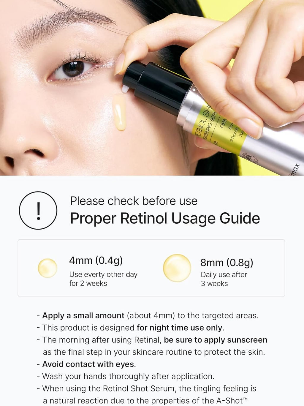 celimax The Vita A Retinol Shot Tightening Serum