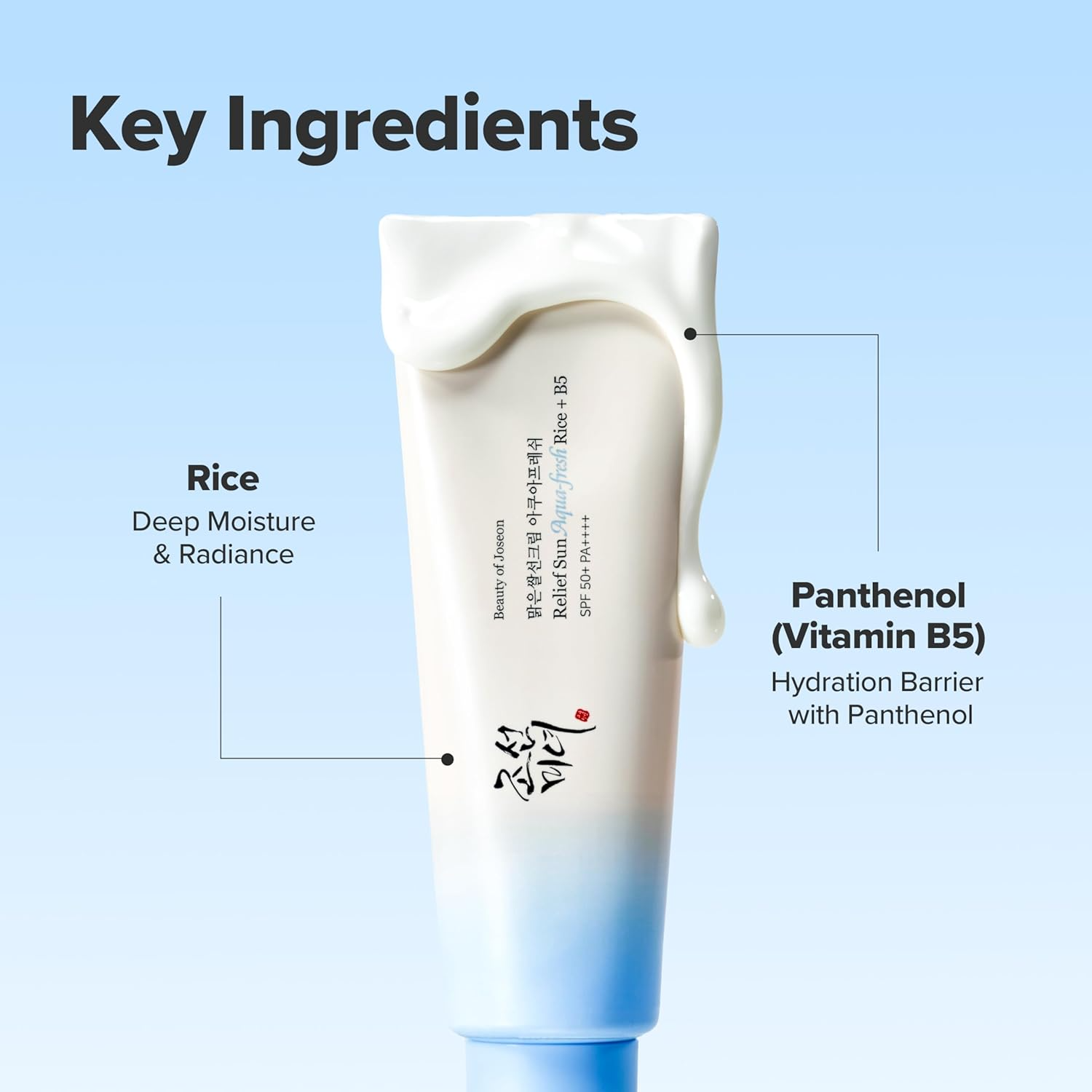 Beauty of Joseon Relief Sun Aqua-Fresh Sunscreen Rice + Panthenol SPF 50+ PA++++