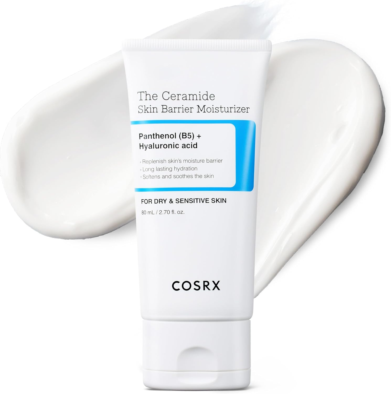 COSRX Ceramide Skin Barrier Moisturizer for Face with 7 Ceramides, Hyaluronic Acid & Panthenol for All Skin Types