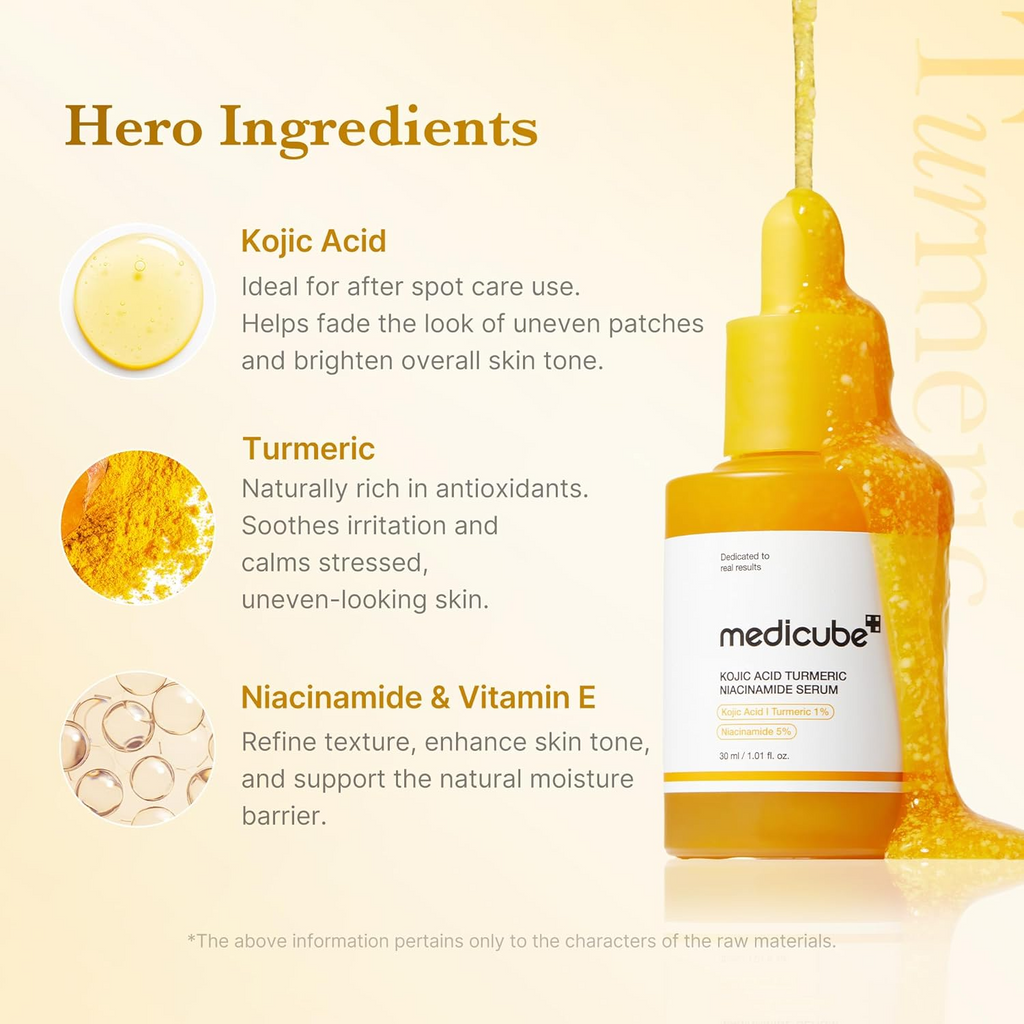 Medicube Kojic Acid Turmeric Clarifying & Balancing Capsule Serum
